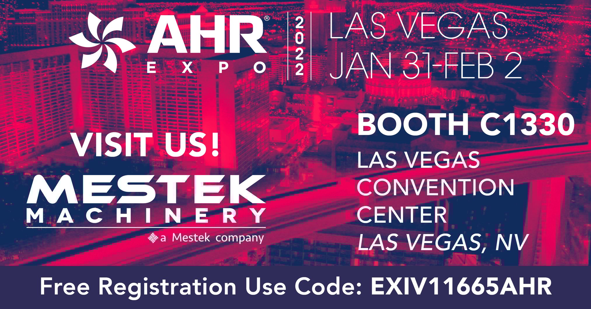 Mestek Machinery Returns to Las Vegas for AHR Expo